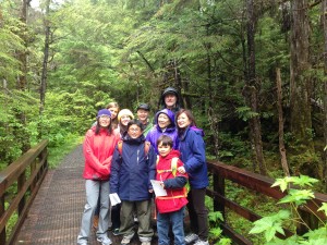 Family fun on nature trail